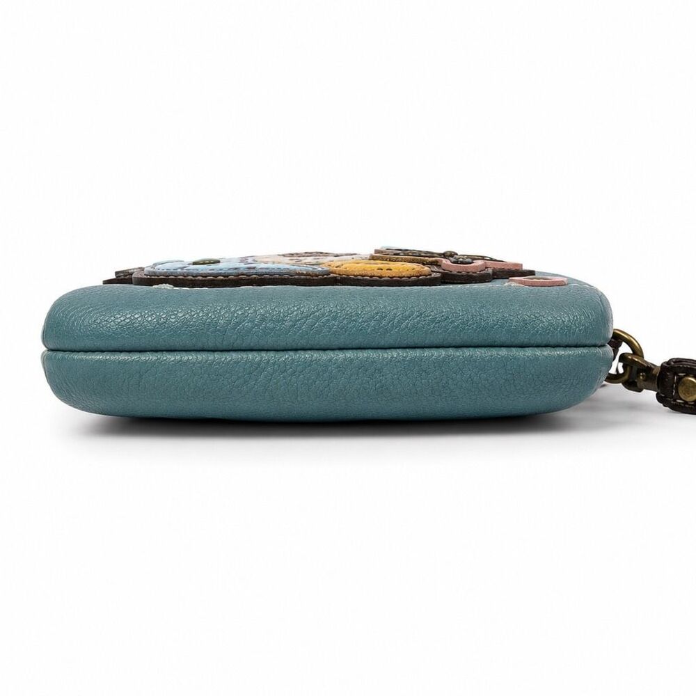 Chala Sea Life Crossbody Phone Purse Teal Sand Dollar Starfish Shell Bag - Picture 6 of 6